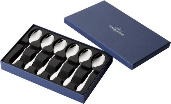 Villeroy & Boch Set De 6 Cuillères à Espresso Oscar en ligne officielle 1