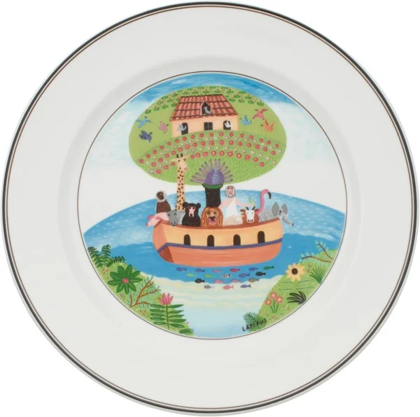 REMISE Villeroy & Boch Assiette Plate Arche De Noé Design Naif 1