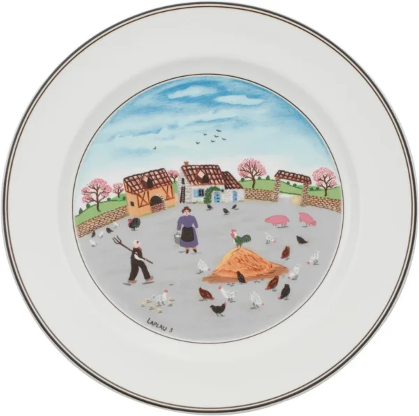 Villeroy & Boch Assiette à Soupe Cour De Poule Design Naif en ligne 1