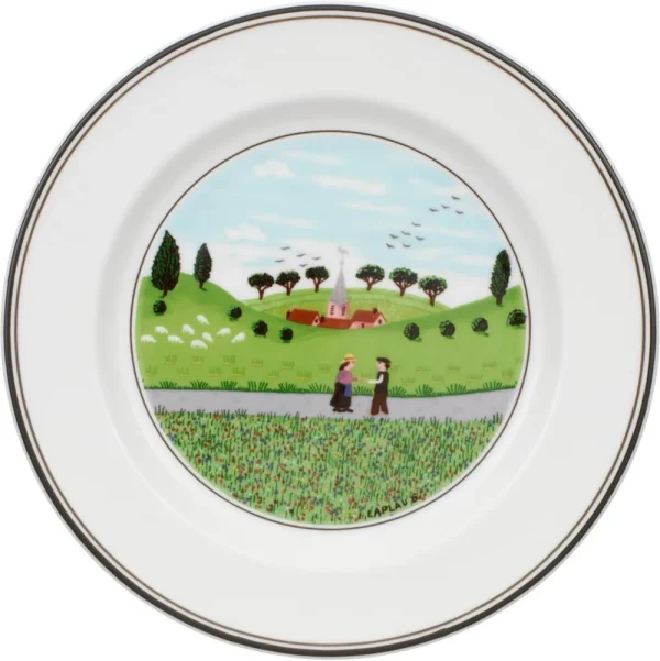 magasin pour Villeroy & Boch Assiette à Pain Rencontre Design Naif 1