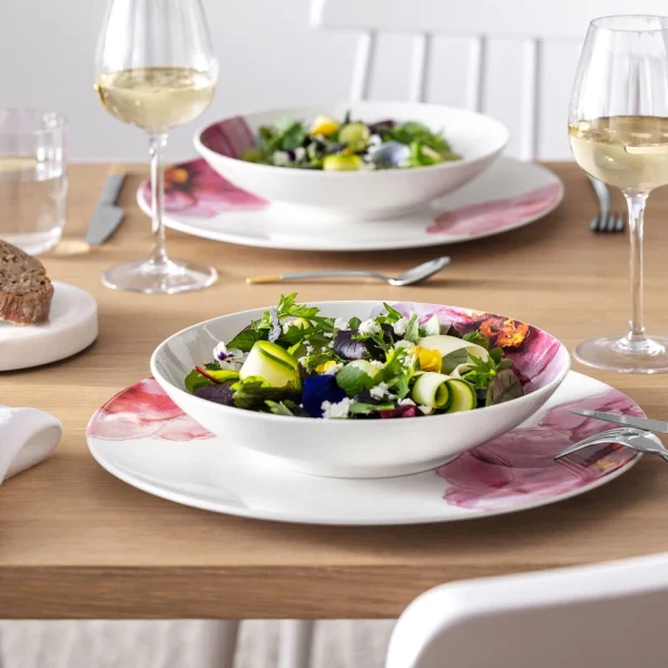 pas cher Villeroy & Boch Assiette Gourmet Coupe Rose Garden 4