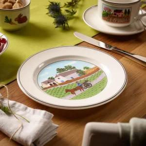 outlet soldes Villeroy & Boch Assiette à Déjeuner Bauer Design Naif 10