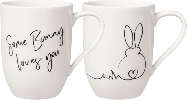 nouvelle saison Villeroy & Boch Kit De Pâques Lapin 2pcs Déclaration 1